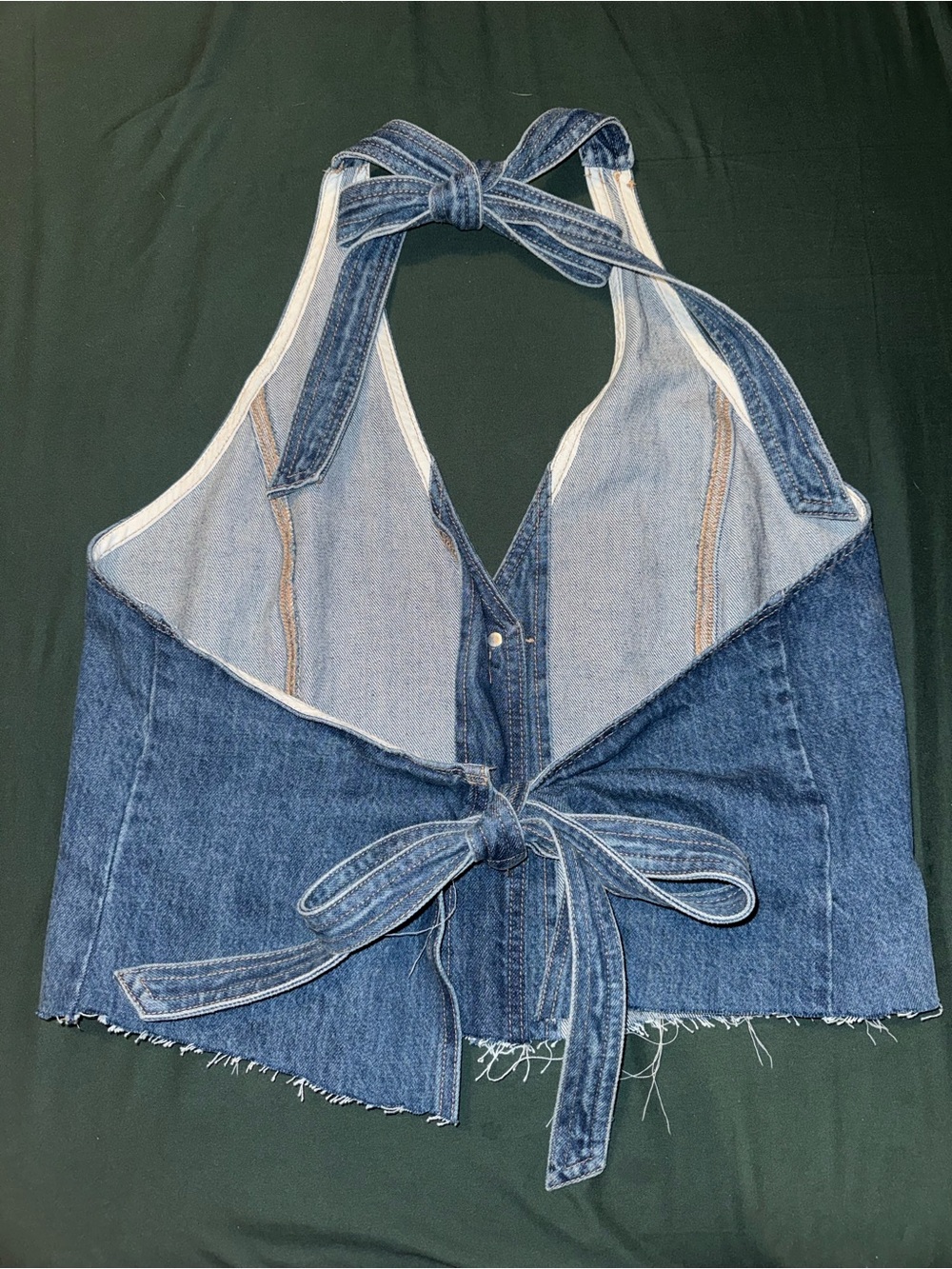 wild fable Denim Halter Vest - Blue Wash - Picture 2 of 3